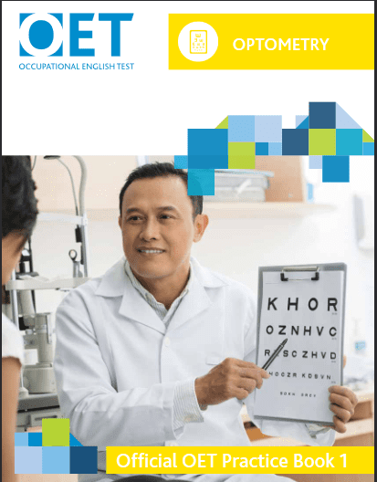دانلود کتاب OET Optometry_ Official OET Practice Book 1_ For tests from 31 August 2019_nodrm