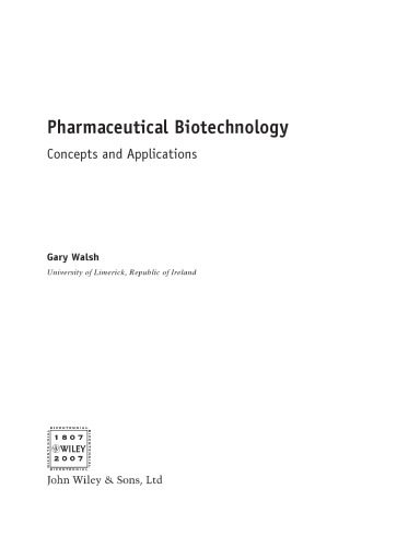 خرید و دانلود نسخه کامل کتاب Pharmaceutical Biotechnology: Concepts and Applications