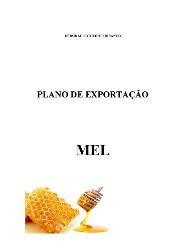 خرید و دانلود نسخه کامل کتاب Plano de Exportação – Mel