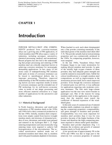 خرید و دانلود نسخه کامل کتاب Powder Metallurgy Stainless Steels: Processing, Microstructures, and Properties