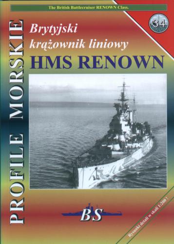 خرید و دانلود نسخه کامل کتاب Profile Morskie 034. British Battlecruiser Hms Renown