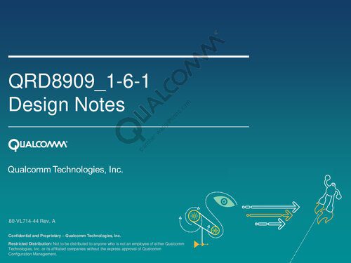 خرید و دانلود نسخه کامل کتاب QRD8909_1-6-1 Design Notes