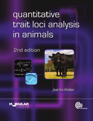 خرید و دانلود نسخه کامل کتاب Quantitative Trait Loci Analysis in Animals, 2nd Edition (Modular Texts)