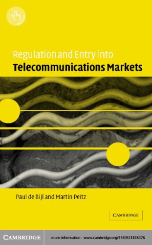 خرید و دانلود نسخه کامل کتاب Regulation and Entry into Telecommunications Markets