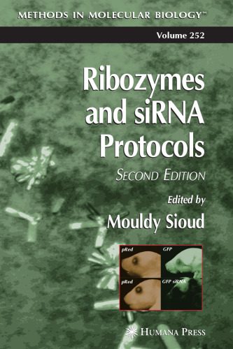 خرید و دانلود نسخه کامل کتاب Ribozymes and siRNA protocols