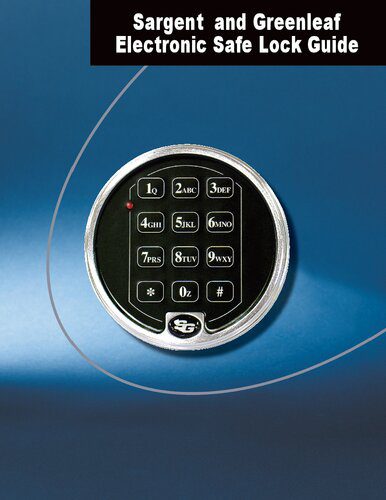 خرید و دانلود نسخه کامل کتاب Sargent & Greenleaf Electronic Safe Lock Guide
