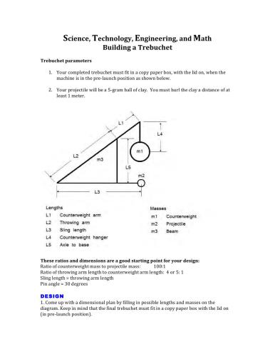 خرید و دانلود نسخه کامل کتاب Science, technology, engineering, and math building a trebuchet