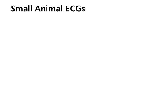 خرید و دانلود نسخه کامل کتاب Small Animal ECGs: An Introductory Guide