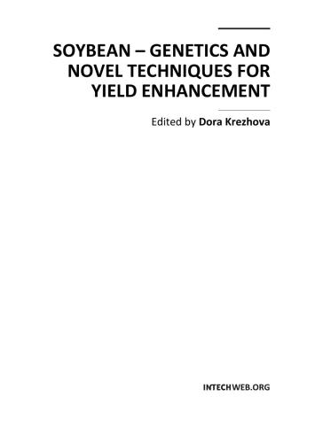 خرید و دانلود نسخه کامل کتاب Soybean – Genetics and Novel Techniques for Yield Enhancement