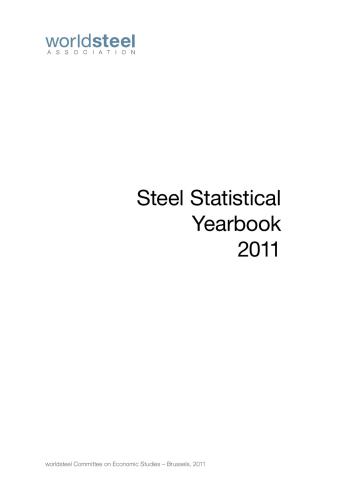 خرید و دانلود نسخه کامل کتاب Steel Statistical Yearbook 2011