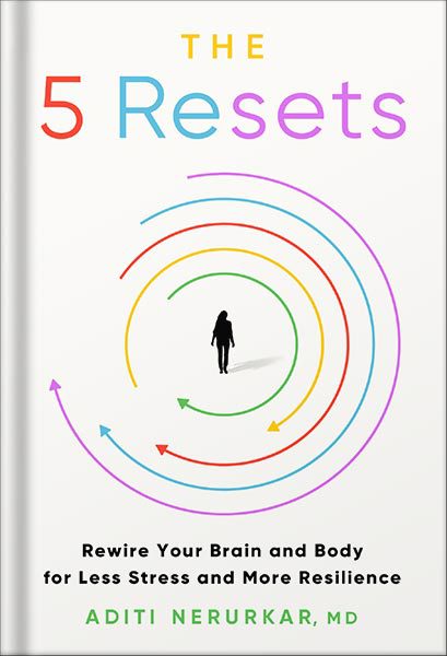 دانلود کتاب The 5 Resets: Rewire Your Brain and Body for Less Stress and More Resilience by Dr. Aditi Nerurkar M.D.