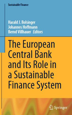 دانلود کتاب فارسی The European Central Bank and Its Role in a Sustainable Finance System
