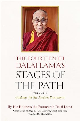 خرید و دانلود نسخه کامل کتاب The Fourteenth Dalai Lama’s Stages of the Path, Volume 1: Guidance for the Modern Practitioner – + Pdf