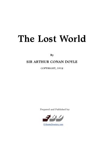 خرید و دانلود نسخه کامل کتاب The Lost World