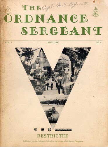 خرید و دانلود نسخه کامل کتاب The Ordnance Sergeant Volume 3 Number 4