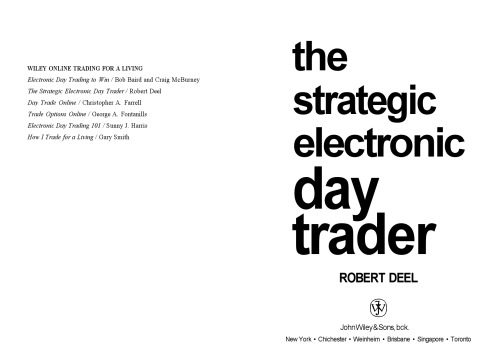 دانلود کتاب The Strategic Electronic Day Trader