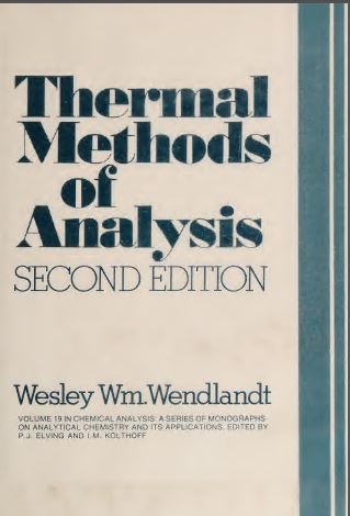 خرید و دانلود نسخه کامل کتاب Thermal methods of analysis – Pdf