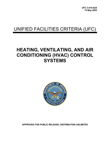 خرید و دانلود نسخه کامل کتاب U.S. Army Corps of Engineers. Heating, ventilating, and air conditioning (hvac) control systems