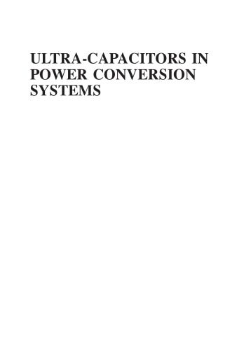 خرید و دانلود نسخه کامل کتاب Ultra capacitors in power conversion systems