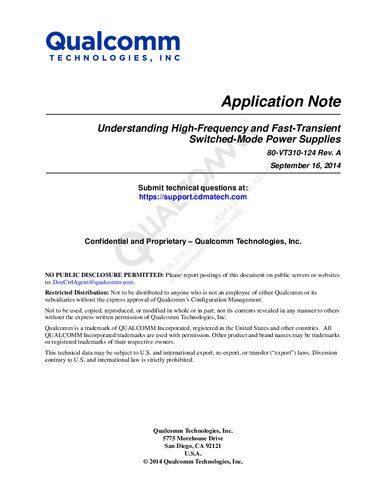 خرید و دانلود نسخه کامل کتاب Understanding High-Frequency and Fast-Transient Switched-Mode Power Supplies