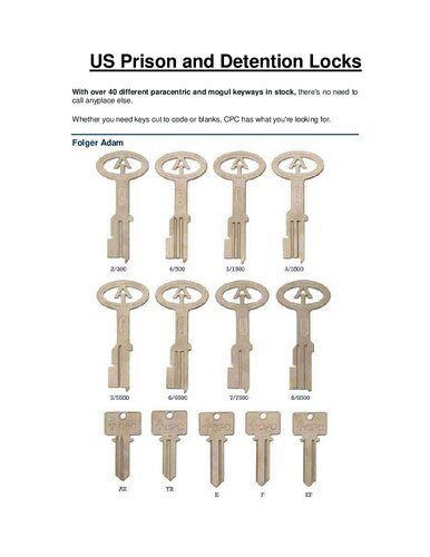 خرید و دانلود نسخه کامل کتاب US Prison Locks And Keys