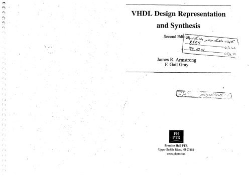 خرید و دانلود نسخه کامل کتاب VHDL Design Representation and Synthesis
