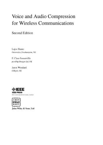 خرید و دانلود نسخه کامل کتاب Voice and audio compression for wireless communications
