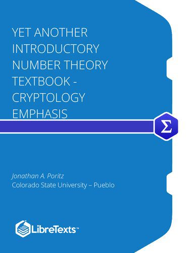 خرید و دانلود نسخه کامل کتاب Yet Another Introductory Number Theory Textbook – Cryptology Emphasis