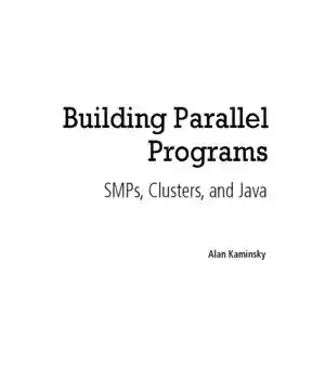 دانلود کتاب Building Parallel Programs. SMPs, Clusters and Java – SMP