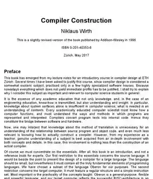 دانلود کتاب Compiler Construction (revised