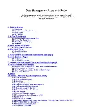 دانلود کتاب Data Management Apps with Rebol