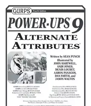 دانلود کتاب GURPS 4th edition. Power-Ups 9: Alternate Attributes – 4. Attribute