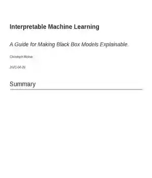دانلود کتاب Interpretable Machine Learning