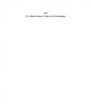 دانلود کتاب Java The Ultimate Beginners Guide to Programming