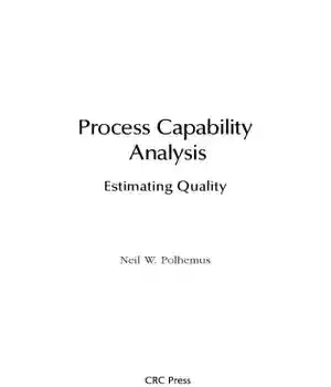 دانلود کتاب Process Capability Analysis. Estimating Quality