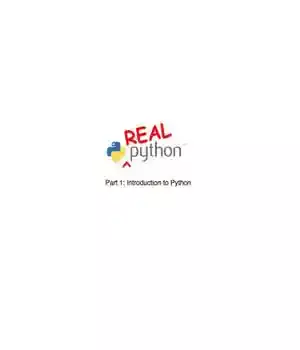 دانلود کتاب Real Python Part 1: Introduction to