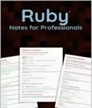 دانلود کتاب Ruby Notes for Professionals: Programmation step by