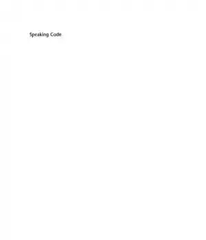 دانلود کتاب Speaking Code: Coding as Aesthetic and Political Expression
