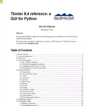 دانلود کتاب Tkinter 8.4 reference : a GUI for Python – 8.4
